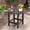 Brown, variant on CHYVARY Outdoor Adirondack HIPS Side Table, All Weather Patio End Table for Porch, Deck, Garden and Lawn, White