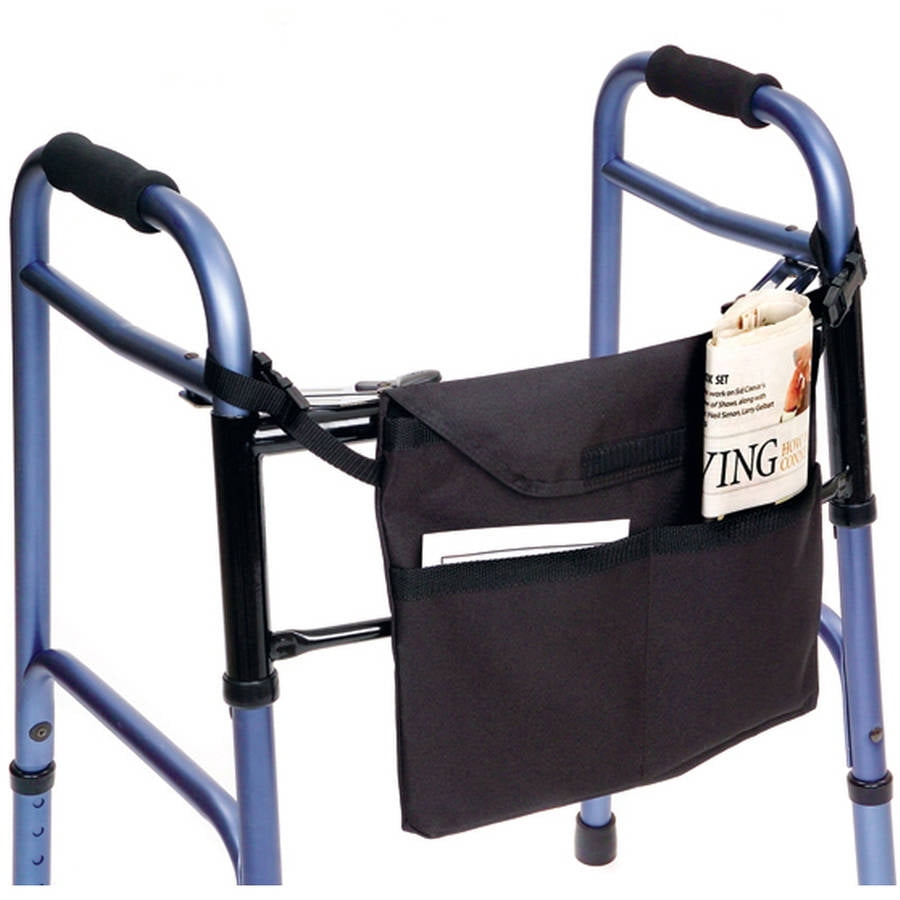 Essential Medical Supply Endurance Nylon Pouch for Walkers, 3 Pocket