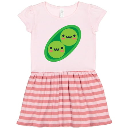 

Inktastic Pea Pod Gift Toddler Girl Dress