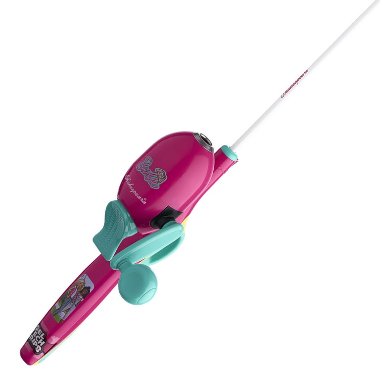 Shakespeare Mattel Barbie Kit 2'6 Spincast Combo - Kids Fishing