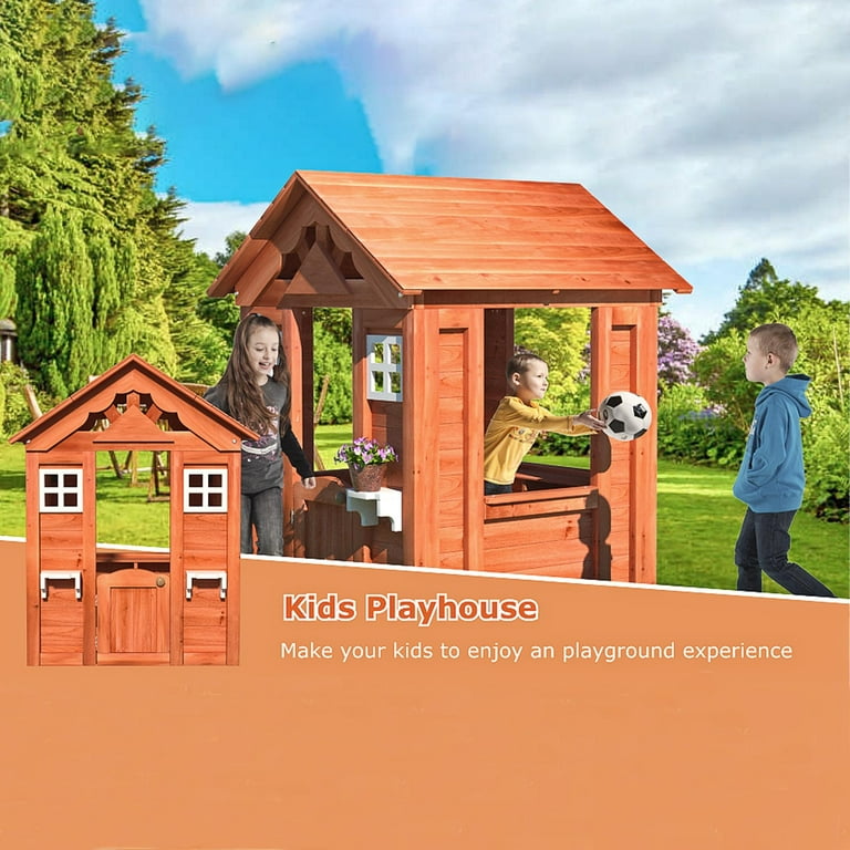 Sweetwater Playhouse Outdoor Playhouse Target Backyard