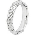 thumbnail image 4 of Sterling Silver Rhodium Ring, 4 of 7