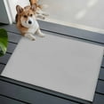 thumbnail image 4 of Grey Large Area Rugs for Bedroom Living Room, Soft Non Slip Carpet Bedside Rug, Modern Pure Gray Rectangular Floor Cover Kitchen Accent Rug 2'x3' for Dining Room/Office, 4 of 9