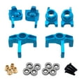 thumbnail image 2 of Kits de soporte del Eje de dirección Hugo para Wltoys 1/14 Azul, 2 of 6