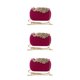thumbnail image 5 of Qarigey Bolso de mano moderno y funcional para viajeros con estilo Bolsos de noche Embragues Monedero Conveniente Ligero Durable rosa rojo 1 Type1 NO1, 5 of 6
