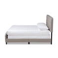 thumbnail image 3 of Baxton Studio Annalisa Transitional Fabric Tufted Upholstered Bed, Full, Grey/Black, 3 of 9