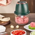 thumbnail image 4 of XKHAZA Garlic Chopper, Electronic mini Food Slicer, Small Vegetable Processor, Wireless Rechargeable Dicer, Veggie Rolling Blender, Spice Masher, 4 of 9