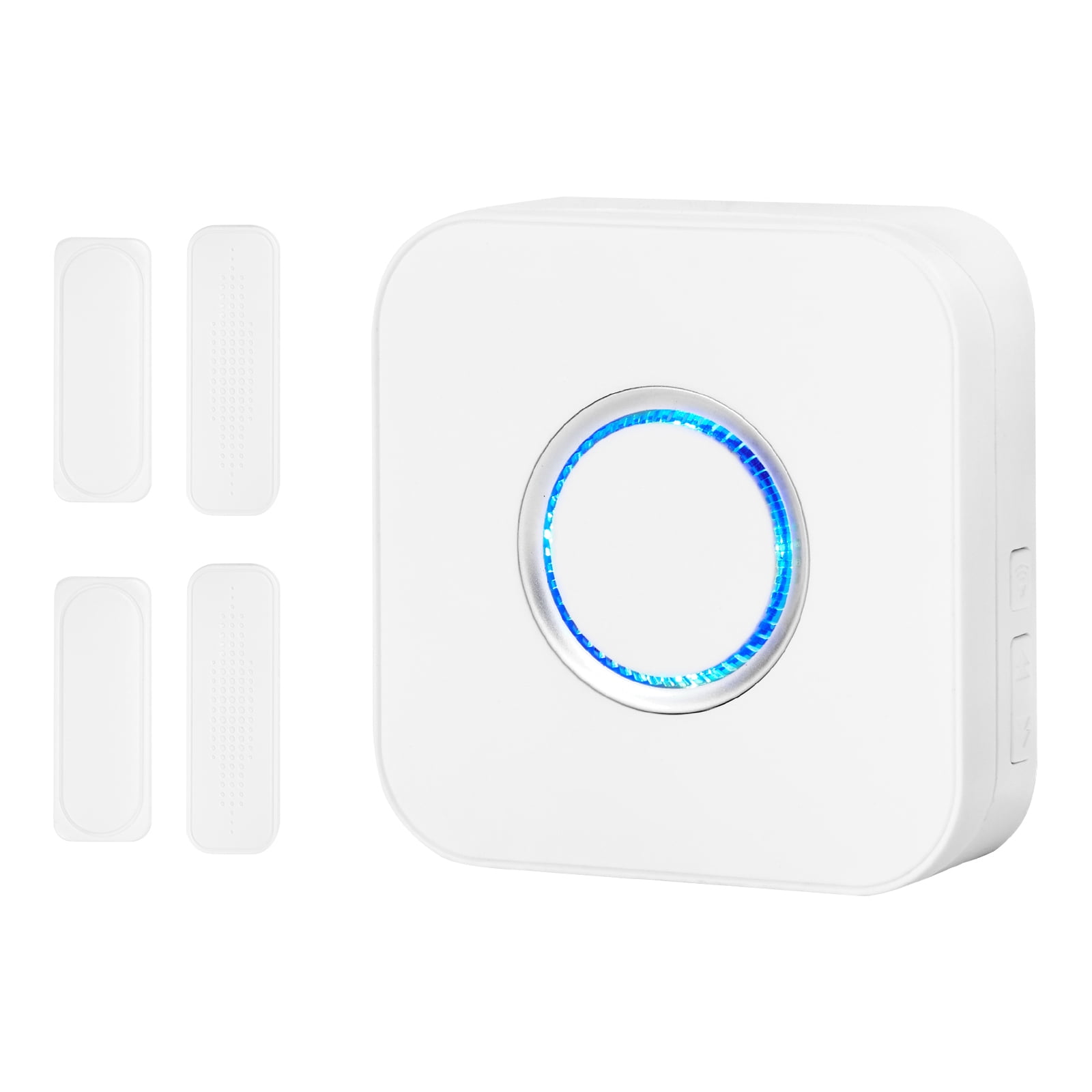 KFFKFF Wireless Door Chime, DC 12V, Entry Alert System with 656 ft Range, 58 Melodies & 5 Adjustable Volume Levels, Door Sensor Alarm for Business, Store, Home, or Office Use
