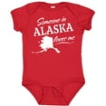 thumbnail image 3 of Inktastic Someone in Alaska Loves Me Boys or Girls Baby Bodysuit, 3 of 5