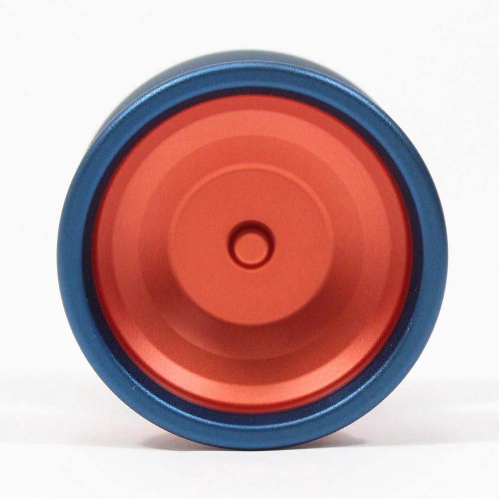 Turning Point Hinemosu Yo-Yo - Bi-Metal - 6061 Aluminum with Titanium Rims - Takeshi Matsuura Signature YoYo (Orange with Blue Rims)