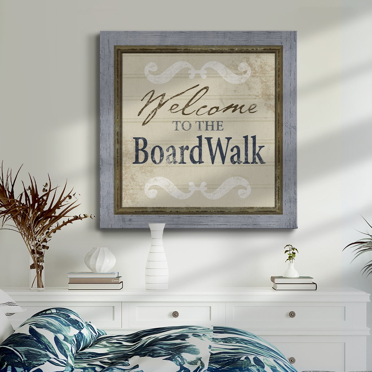 Wexford Home Beach Sign XI-Premium Gallery Wrapped Canvas, 16" x 16" - Ready to Hang
