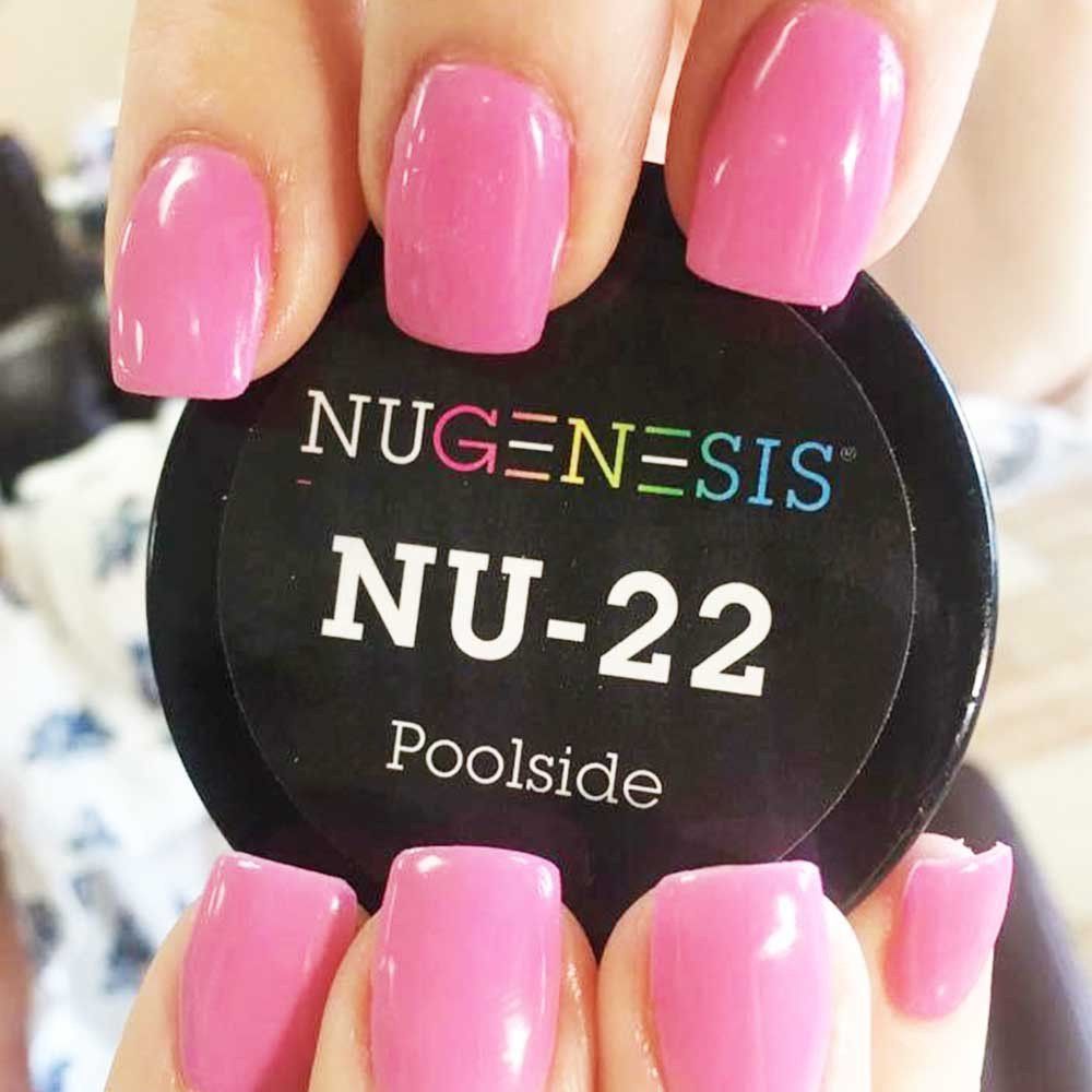 NUGENESIS Nail Color Dip Dipping Powder 1.5oz/jar - NU22 Poolside