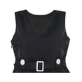 thumbnail image 4 of Girls Dress Black Button Back School Uniform Pleated Hem 10, 4 of 7