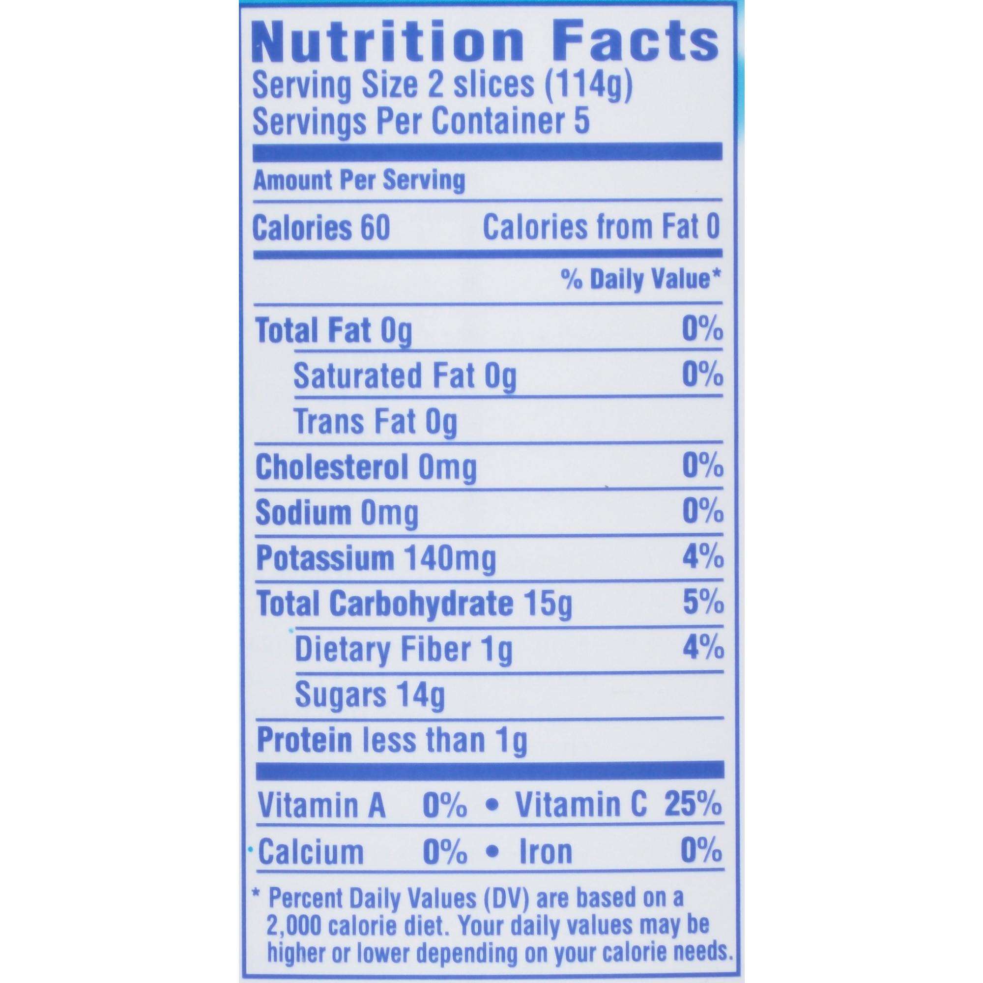 Dole Pineapple Juice Nutrition Facts Blog Dandk