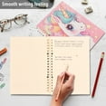 thumbnail image 5 of WOBOGO Cute Baby Pony Notebook College Horizontal Grid Paper Ink Spill Resistant Water Resistant Cover 8.3x5.7x0.4in, 5 of 8