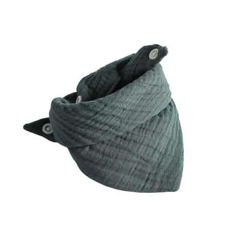 

QIIBURR Baby Towels And Washcloths Baby Gauze Saliva Towel Baby Muslim Double Bib Baby Eating Pocket