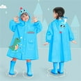 thumbnail image 2 of Utlike Kids Rain Poncho Lightweight Outdoor Play Rain Wear With Prints Easy To Carry And Store Wear During Rainy Season And Rainy Days Size 7 Years-8 Years, 2 of 3