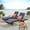 Blue, variant on Brookside Outdoor Wicker Adjustable Chaise Lounge with Arms w/ NAVY BLUE Cushion (Set of 2)