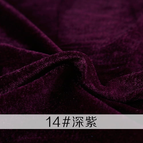 Namzi Sewing & Craft Fabric - deep purple Material for Sewing, 1 Piece 1m×1.6m Velvet Sewing Supplies Fabric, Premium Craft Fabric for Stage Curtains, Home Decor & Upholstery