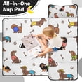 thumbnail image 4 of Dachshund Footprint Bone Toddler Nap Mats for Kids Preschool,Sleeping Mat Bag or Kids,Toddler Sleeping Bag,Toddler Nap Mat or Daycare, 4 of 6