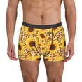 thumbnail image 2 of Bingfone Abstract Leopard Print Sunflower Men's Underwear - Casual Stretch Boxer Briefs-Medium, 2 of 7