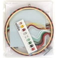 thumbnail image 2 of Dimensions Learn-A-Craft Counted Cross Stitch Kit 6" Round-Red Truck Gnomes (14 Count), 2 of 6