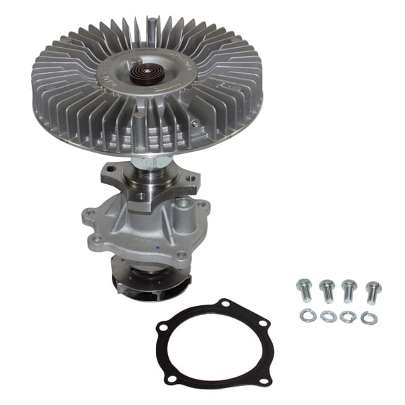 GMB 130-0019 Engine Water Pump with Fan Clutch Fits select: 2006-2009 CHEVROLET TRAILBLAZER, 2008-2009 GMC ENVOY
