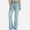 ZA-Light Blue, variant on Frostluinai Bootcut Jeans for Women High Waist Lounge Flare Jeans Solid Color Slim Fit Bell Bottom Denim Pants with Pocket Clearance Deal