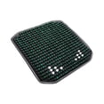 thumbnail image 2 of Cojín de asiento transpirable con cuentas de madera, funda de asiento universal con almohadilla de enfriamiento para coche. Verde, 2 of 8