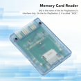 thumbnail image 3 of ZOUSSIQI Zunate PS2 MX4SIO SIO2SD Reader Adapter, Hand Made Stable Replacement MX4SIO TF Adapter for PS2(Blue) CA919-14490, 3 of 9
