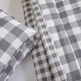 thumbnail image 4 of Great Bay Home Buffalo Check Lodge Reversible Reversible Quilt Set With Shams  (Full / Queen, Felix - Grey), 4 of 7