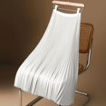 thumbnail image 3 of Falda plisada elegante de cintura alta y longitud media para mujer, versátil, de corte A, para verano y otoño, recién llegada, 2024, elegante tela de seda, 3 of 5