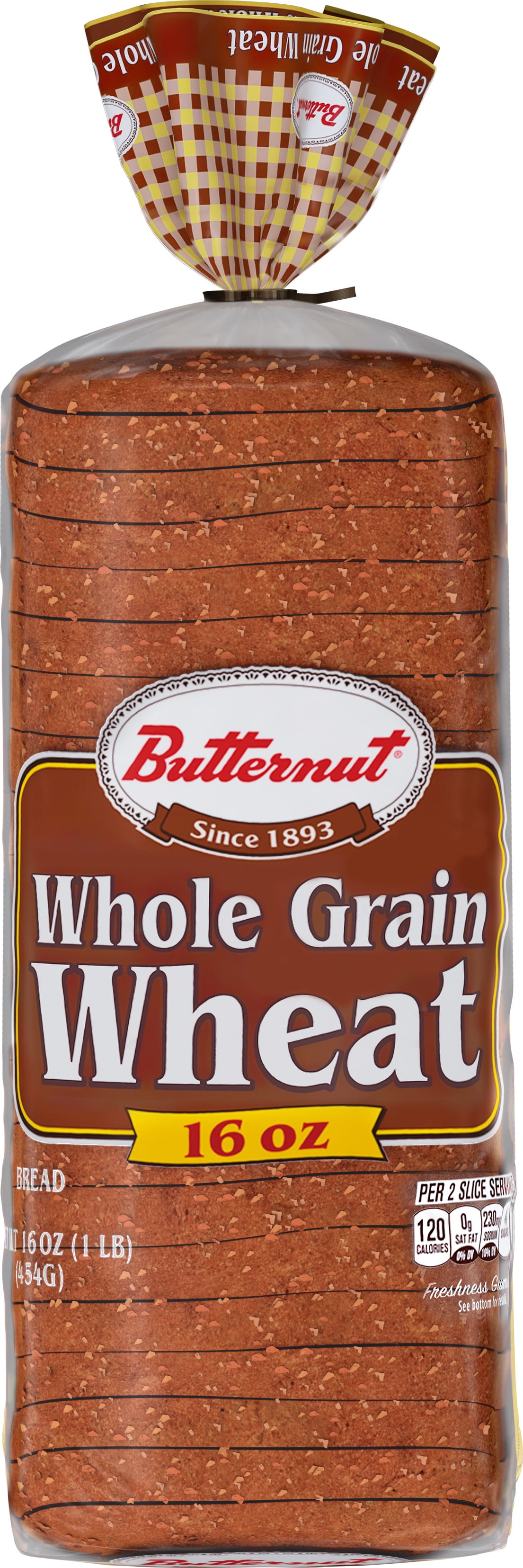 Butternut 100 Whole Wheat Bread, 16 oz