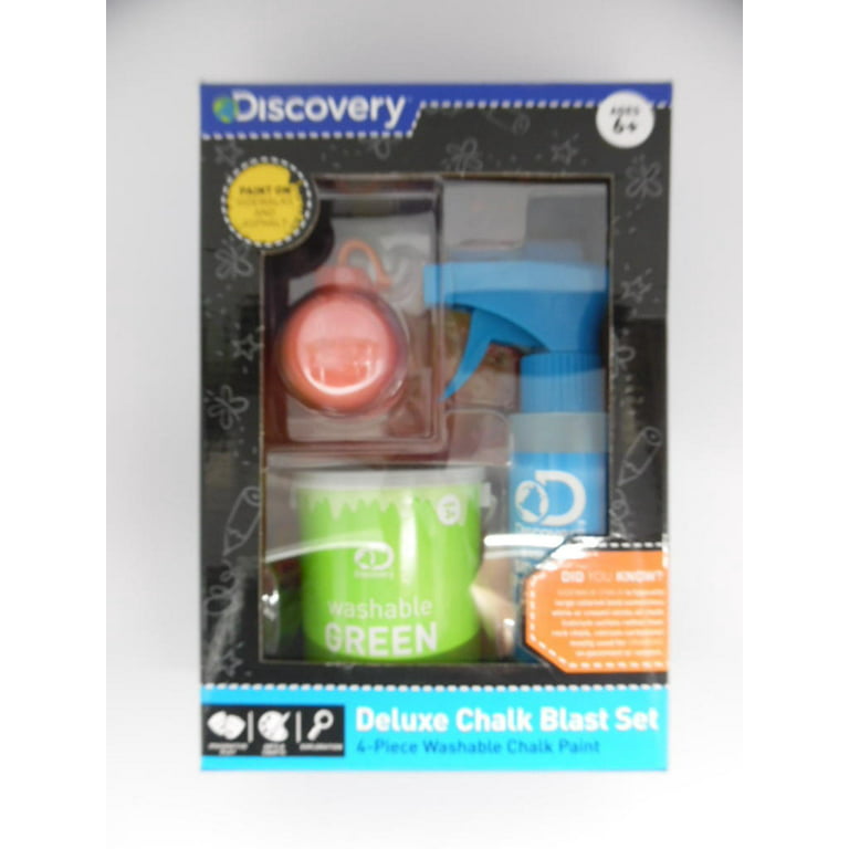 Sidewalk Chalk Paint Set Washable DISCOVERY KIDS Outdoor Activity Blast  Colorful