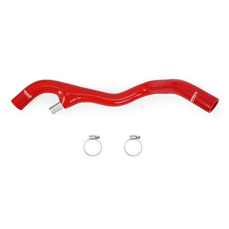 Mishimoto MMHOSE-F2D-03ERD Lower Overflow Hose Compatible With Ford 6.0 Powerstroke 2003-2004 Red