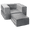 Gray, variant on Milliard Kids Modular Single Sofa Chair Couch, Naavy
