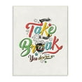 thumbnail image 2 of Stupell Industries Take A Break Inspirational Comic Book Word Design Wall Plaque by Ester Kay, 2 of 5