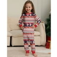 thumbnail image 6 of GYRATEDREAM Christmas Family Pajamas Sets, Christmas Family Matching Pajamas Sleepwear, Xmas Holiday Deer Snowman Print Family Pjs Jammies Nightwear Loungewear for 3M-4XL, 6 of 8