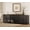 Black, variant on 94.5" Modern Sideboard Buffet Cabinet with 6 Doors, Multifunctional Sideboard with Large Storage and Adjustable Shelf, Beige