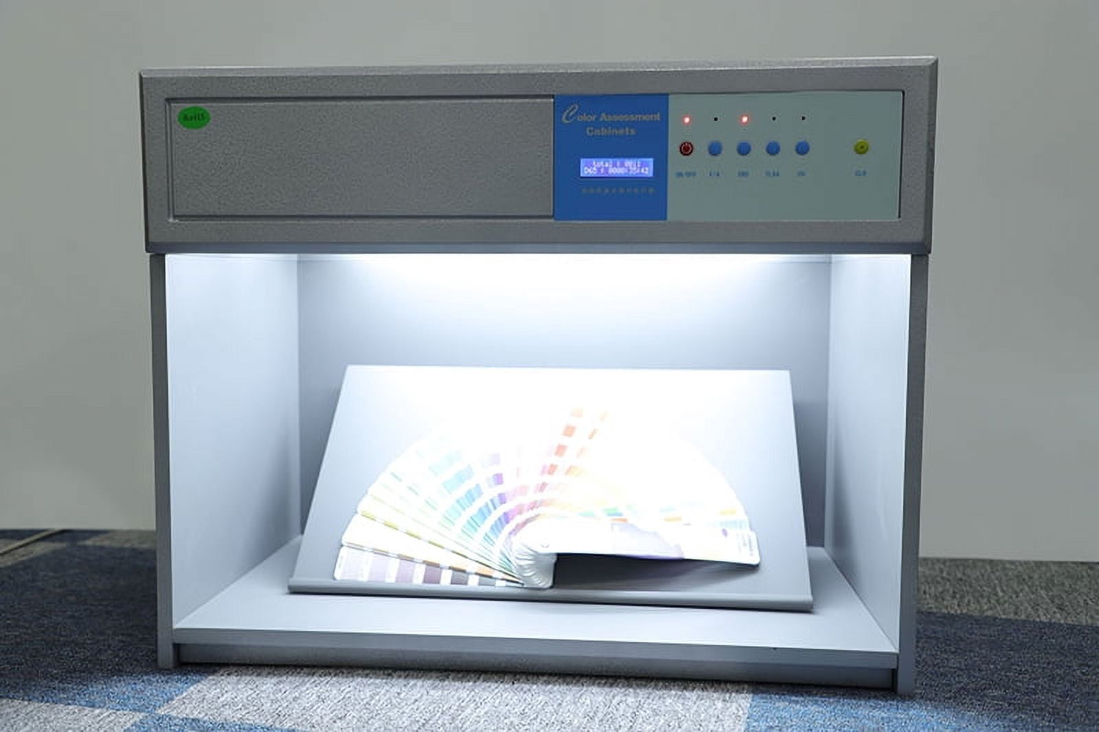 INTBUYING Color Matching Cabinet 4 Light Sources Color Assessment Box Color Calibration Color Inspection