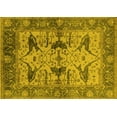 thumbnail image 1 of Ahgly Company Indoor Rectangle Oriental Yellow Industrial Area Rugs, 2' x 5', 1 of 4