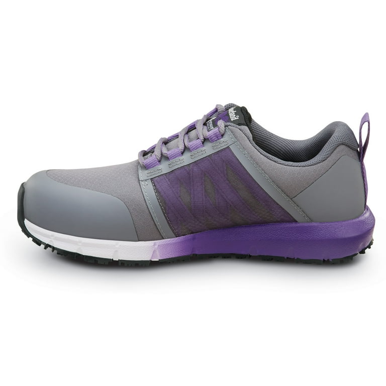 Timberland PRO Radius, Women's, Steel Gray/Royal Purple, Comp Toe