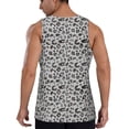 thumbnail image 6 of Rocae Wild Animal Leopard Print for Men's Workout Tank Top Men's Running Tank Top Dry Fit Athletic Workout Tank TopsSmall, 6 of 9