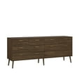thumbnail image 3 of Tvilum Tone 8 Drawer Double Dresser for Adults, Mocha Oak, 3 of 13