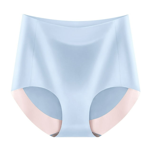 Ketyyh-chn99 sous-Vêtements pour Femmes Respirants à Rayures Culotte pour Femmes 2024 Bleu Pâle,TG