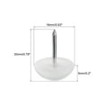 thumbnail image 2 of Furniture Feet Nail Chair Table Leg Protector Pad 16mm White Plastic 40pcs, 2 of 4