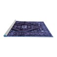 thumbnail image 2 of Ahgly Company Machine Washable Indoor Rectangle Persian Blue Traditional Area Rugs, 2' x 5', 2 of 4