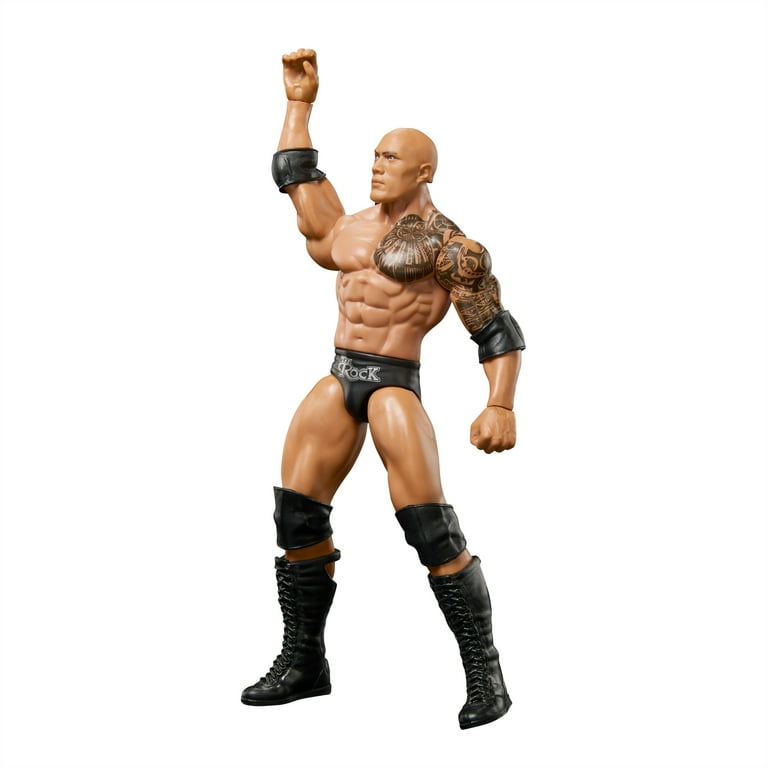 WWE 6-inch The Rock Action Figure, Collectible Superstar