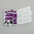 thumbnail image 4 of 158PCS Motorcycle Sportbike Windscreen Fairing Bolt Kit Fastener Clip Screw Purple, 4 of 10