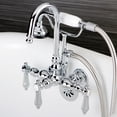 thumbnail image 2 of Aqua Vintage Wall-Mount Clawfoot Tub Faucets With Polished Chrome AE8T1BAL, 2 of 4